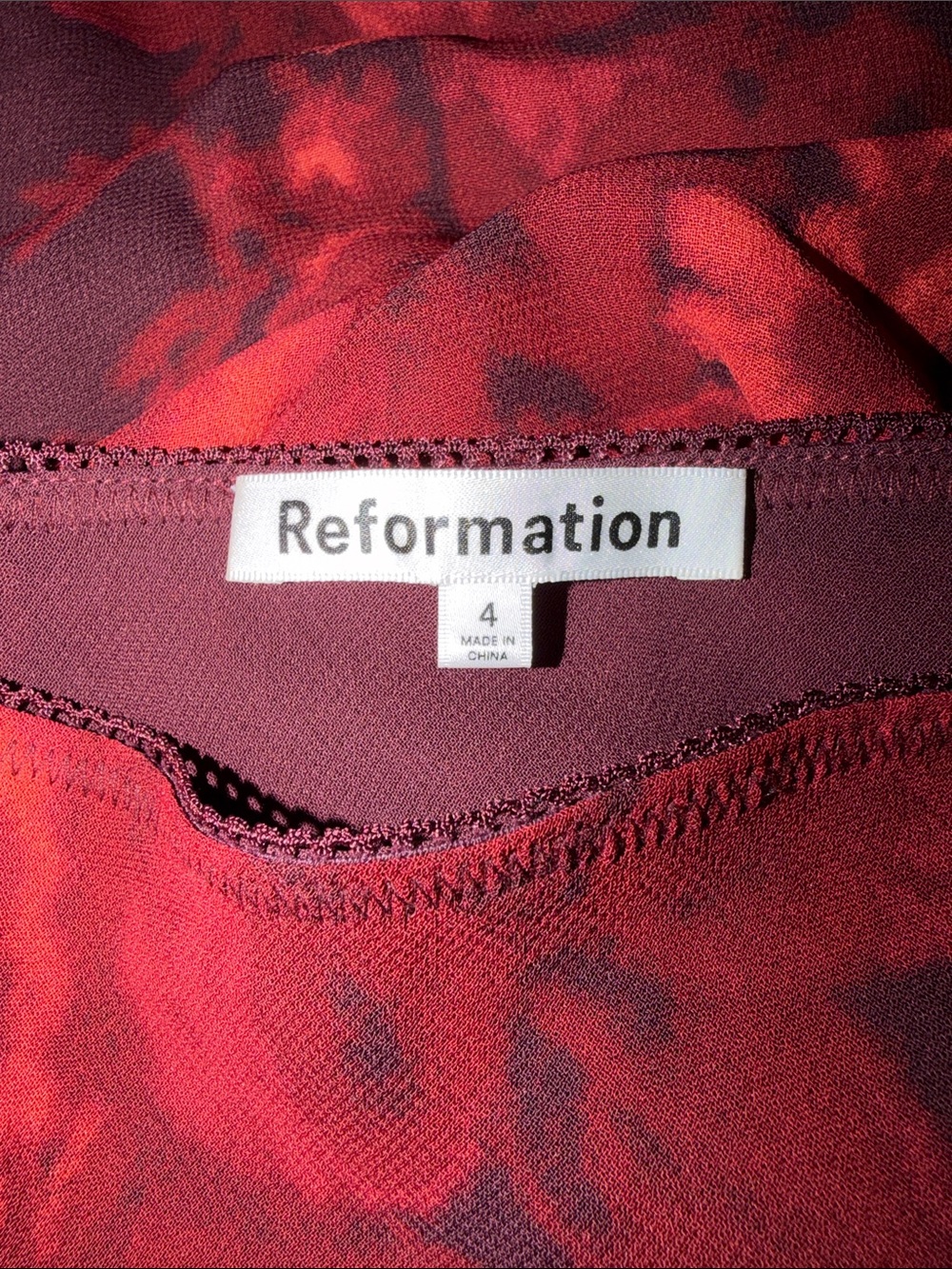 Reformation Layla Floral Print Maxi Skirt - Sanguine - Picture 6 of 6